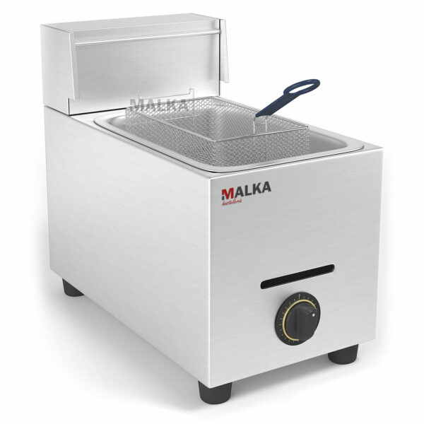 Freidora de gas de 7 litros Malka FGS07 - Abierta