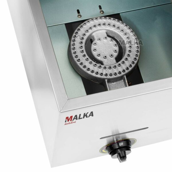 Freidora de gas de 7+7 litros Malka FGD14 - Quemador